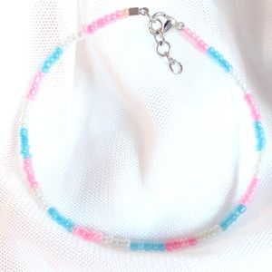 Hand beaded LGBTQ+ bracelet